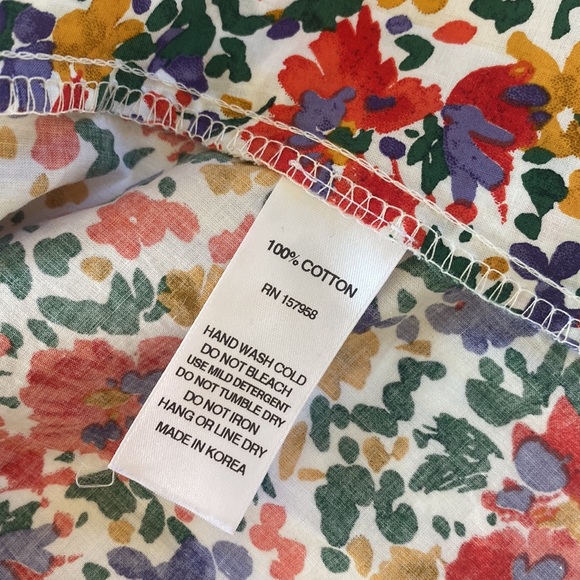 Floral Gracie Wrap Puff Top - Picture 6 of 6